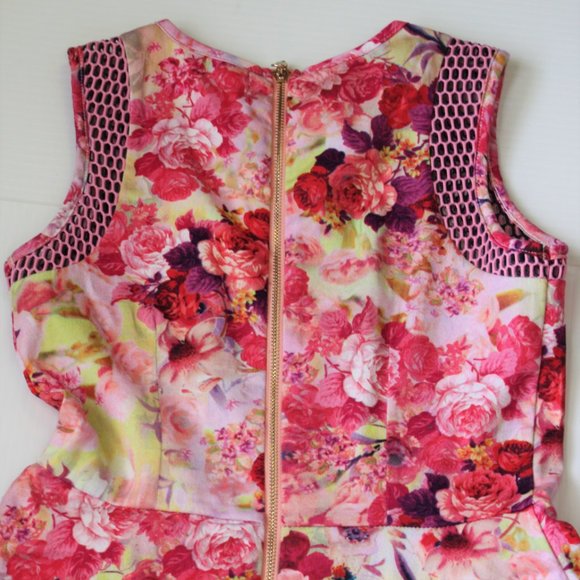 Triple Flip Boutique Girl's Miss Behave Floral Dress size Small 8 9 10 - Picture 5 of 5